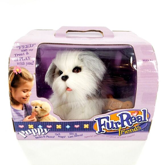 Tiger Electronics Fur Real Friends Electronic Puppy Talks Tail Wags Sits Sealed - Picture 1 of 9